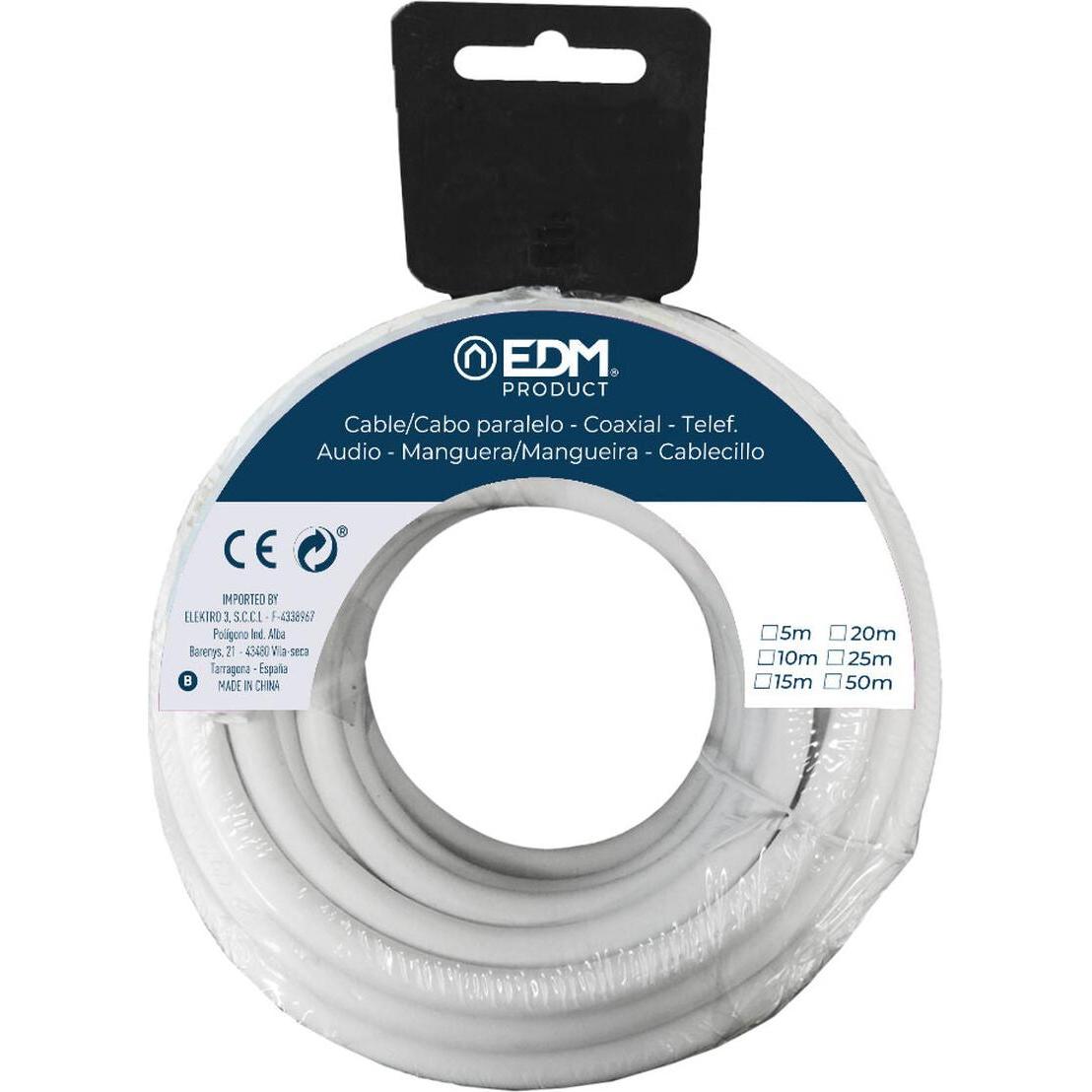 EDM, Deposito per tubi da giardino, Supporto per tubo 10 metri - Stelle e strisce (10 m)