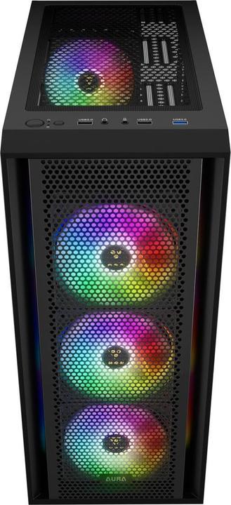 Produktbild Gamdias Aura GC2 Elite ARGB GAMING Miditower Black retail (ATX)
