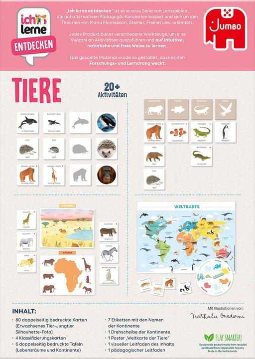 Image du produit Jumbo Ich lerne entdecken - Tiere (Allemand, 3 - 7 Années)