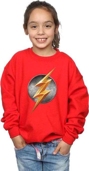 Produktbild Justice League Movie Flash Emblem Sweatshirt Mädchen (152, 158)