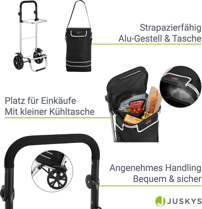 Produktbild Juskys 3in1 Einkaufstrolley