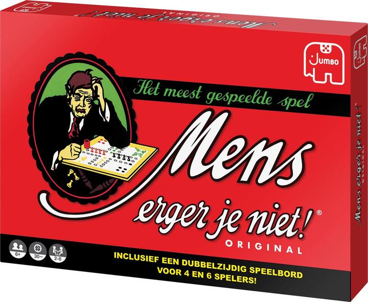 Actual product image Jumbo Ludo (Dutch, 2 - 6 Players)