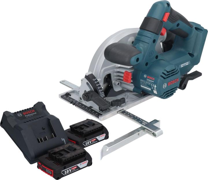 Actual product image Bosch Professional Bosch GKS 18V-57-2 Professional cordless circular saw 18 V 165 mm brushless + 2x rechargeable