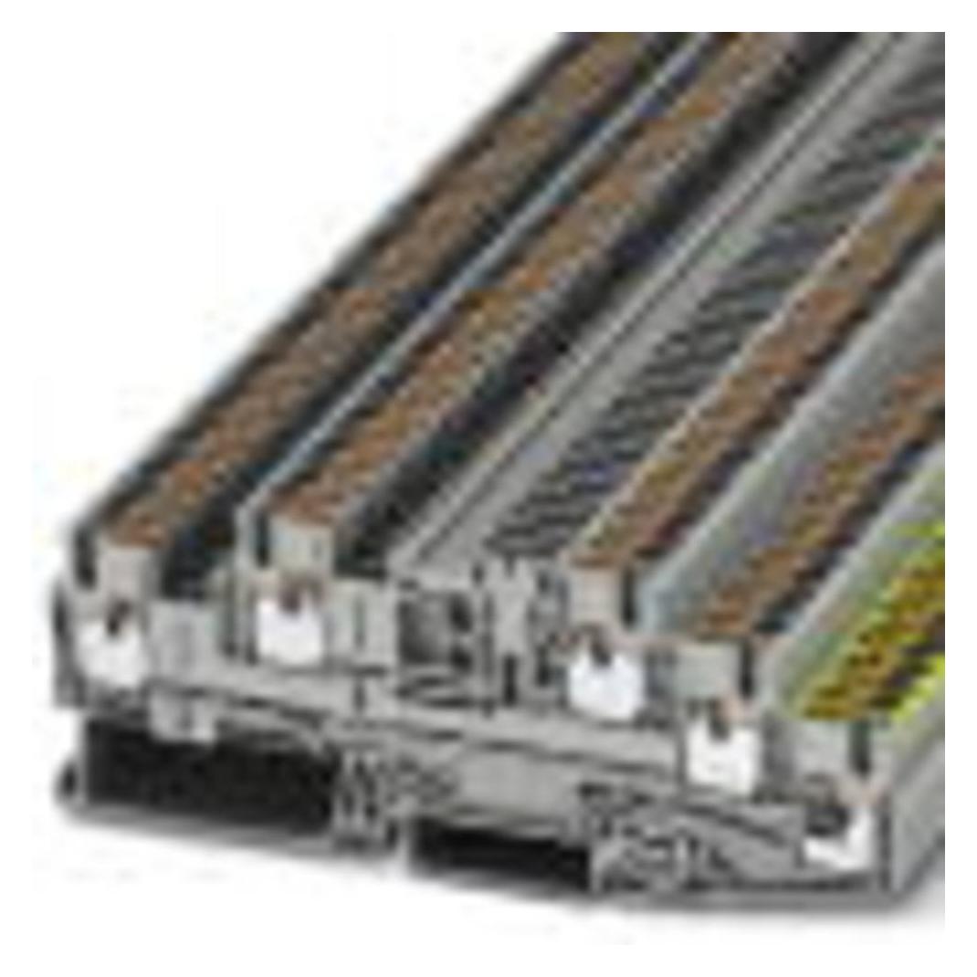 Phoenix Contact Grigio Ptb 2,5-Pe/L/Tg 3210539 Terminale Del Conduttore Di Protezione Per L'installazione Numero Di Poli:, Cavo + Spina Elettrica,