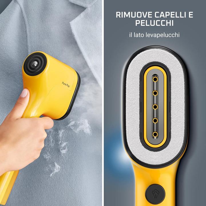 Actual product image Rowenta Pure Pop DR2026 Portable Garment Steamer Yellow (1300 W, 20 g/min)