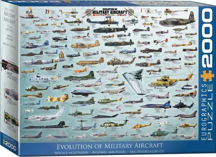 Immagine prodotto Eurographics Aerei militari (2000 pezzi)