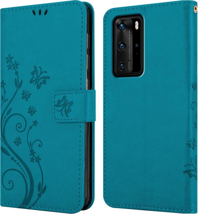 Produktbild Cadorabo Flower Book Cover (Huawei P40 Pro)
