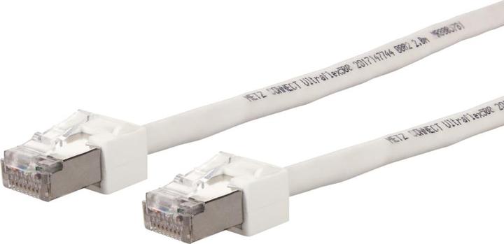 Produktbild Metz Connect 13084V1588-E Ultraflex500 RJ45 PK VoIP AB AWG26 S/FTP weiss 1,5m (S/FTP, CAT6, 1.50 m)