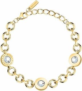 Actual product image Trussardi - T-Logo TJAXC111 Statement Gold Plated Crystal Bracelet