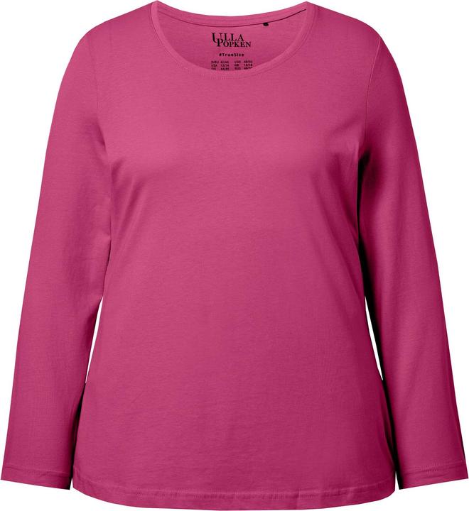 Produktbild Ulla Popken Shirt, Slim, Rundhalsausschnitt, Langarm (54)