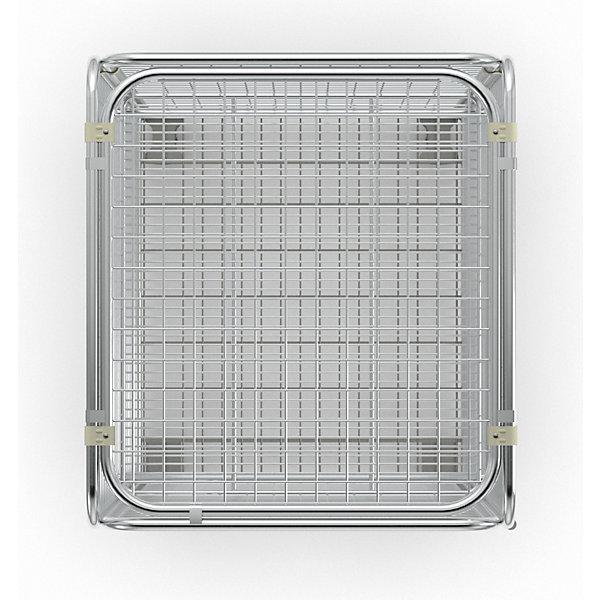 Actual product image kaiserkraft Anti-theft container with steel roller plate (500 kg)