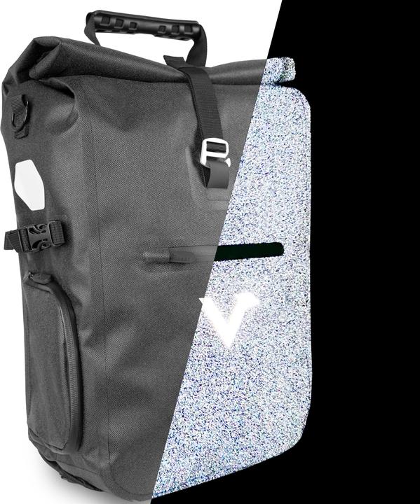 Actual product image Valkental ValkPro 3in1 Fahrradtasche - hochfunktionales Multitalent (26 l, Luggage carrier bag)