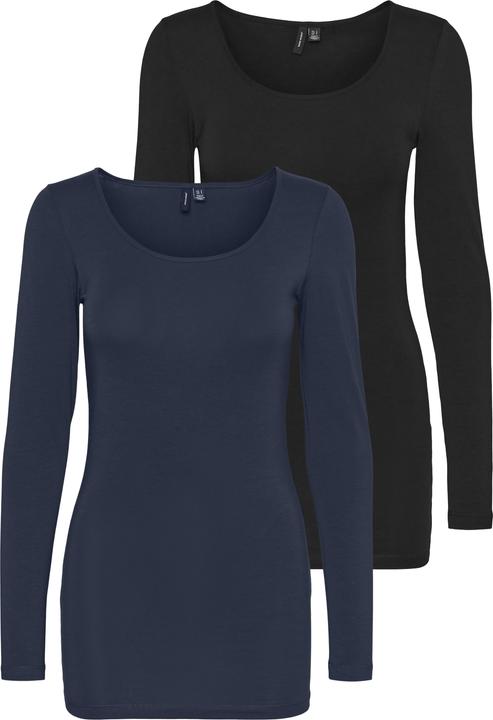 Vero Moda 2er-Pack Langarmbluse (XS)