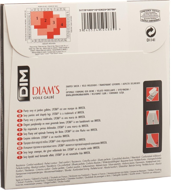 Produktbild DIM Diam's Voile Galbé (22 DEN, 42 - 44)