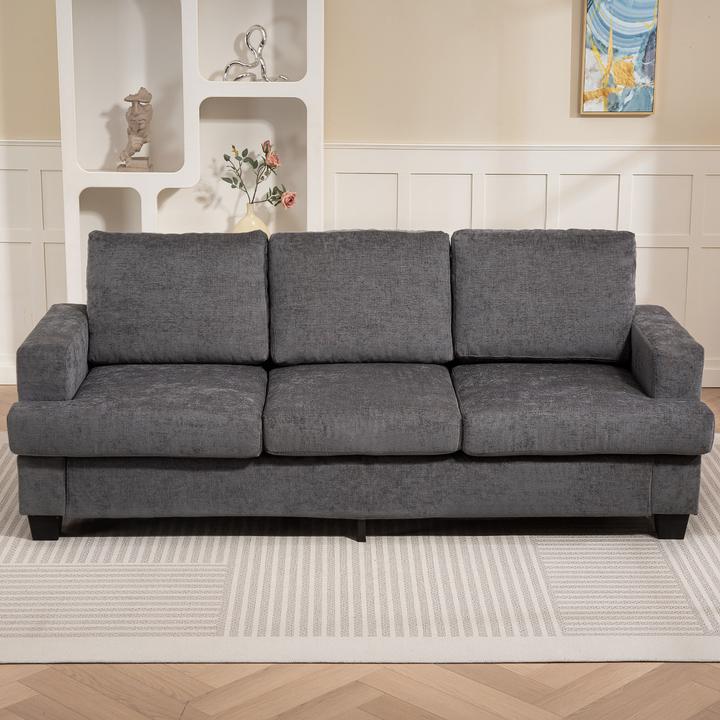 Produktbild Homcom 3-Sitzer-Sofa Polyester Grau (3-Sitzer)