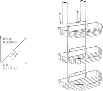 Produktbild Wenko Badregal (27 x 52 x 51 cm)