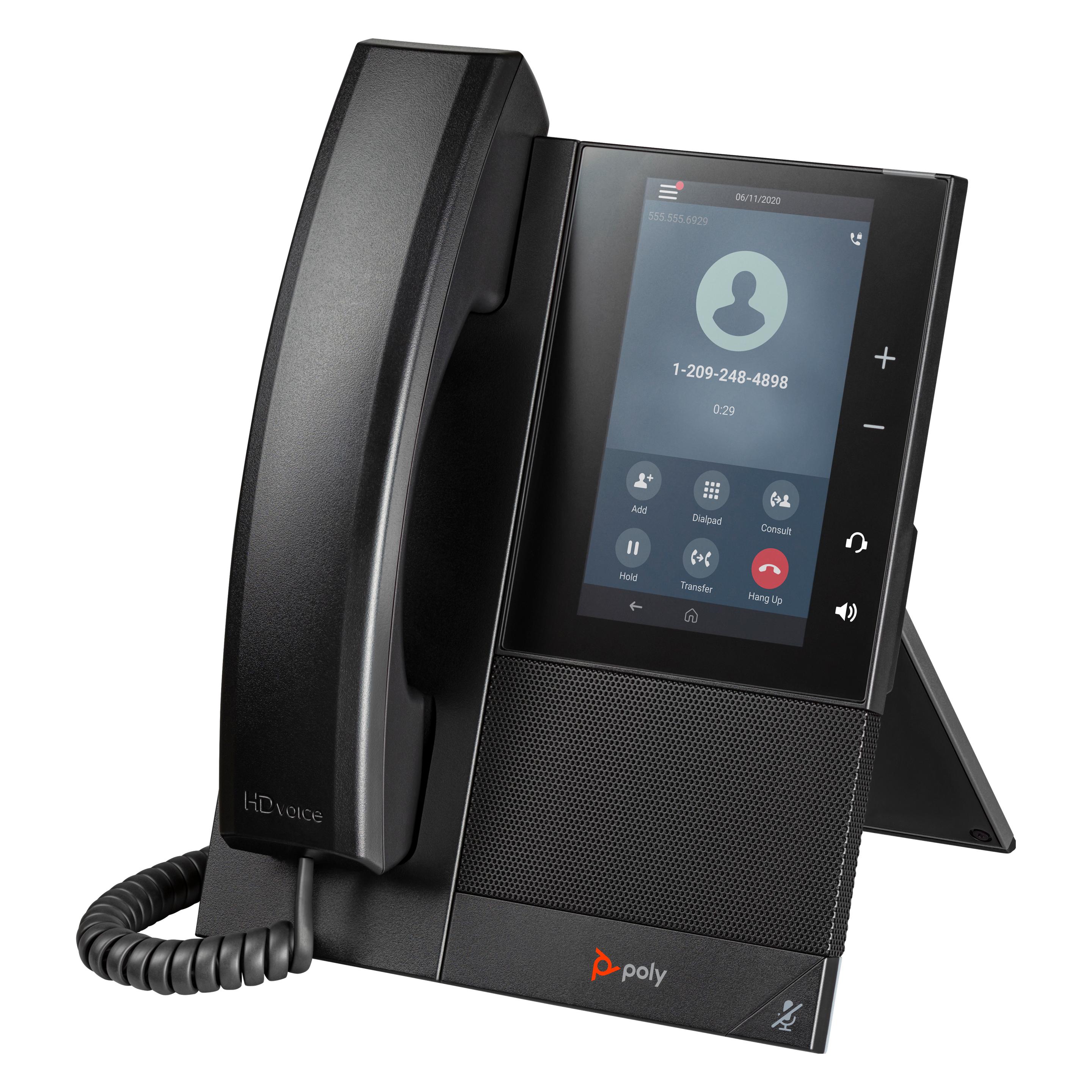 HP Poly CCX 500 BMP SIP PoE-e, Telefon, Schwarz