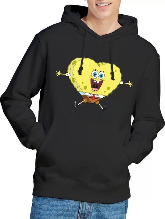 Produktbild Spongebob Squarepants HeartShaped Kapuzenpullover Valentinstag (S)