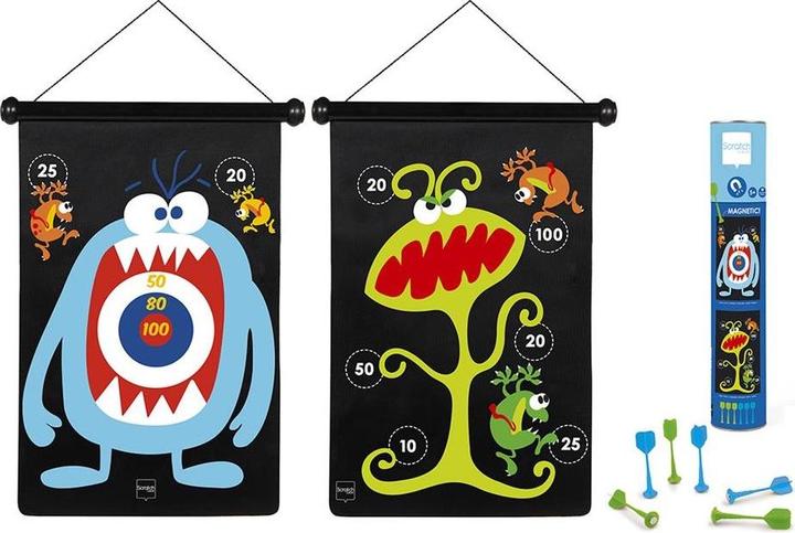 Scratch Dartspiel Monster (1 - 2 Spieler)