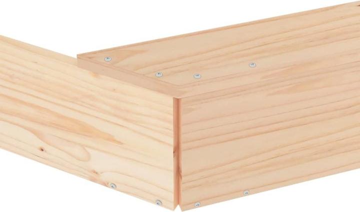Produktbild vidaXL Sandkasten mit Sitzen Achteck Massivholz Kiefer,Material