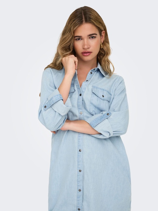 Produktbild Only ONLSILLE Kurzes Kleid Jeanskleid (3XL)