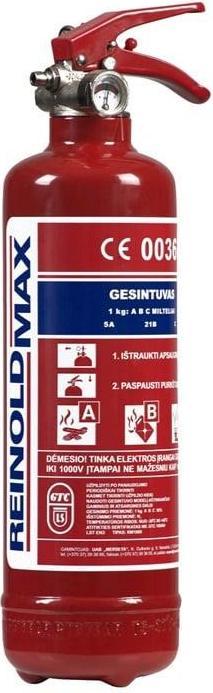 Reinold Max Fire Extinguisher 1kg Lt (A, B, C)