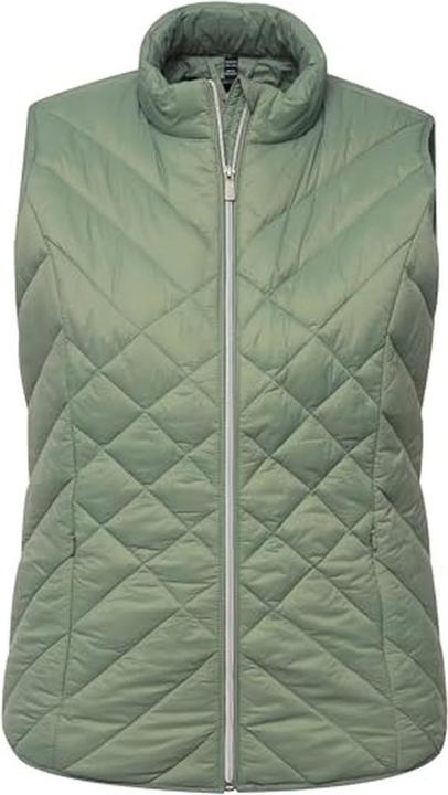 Produktbild Ulla Popken Hyprar gewatteertes wasserabweisendes Vest mit Stehkragen, recycelt (50, 52)