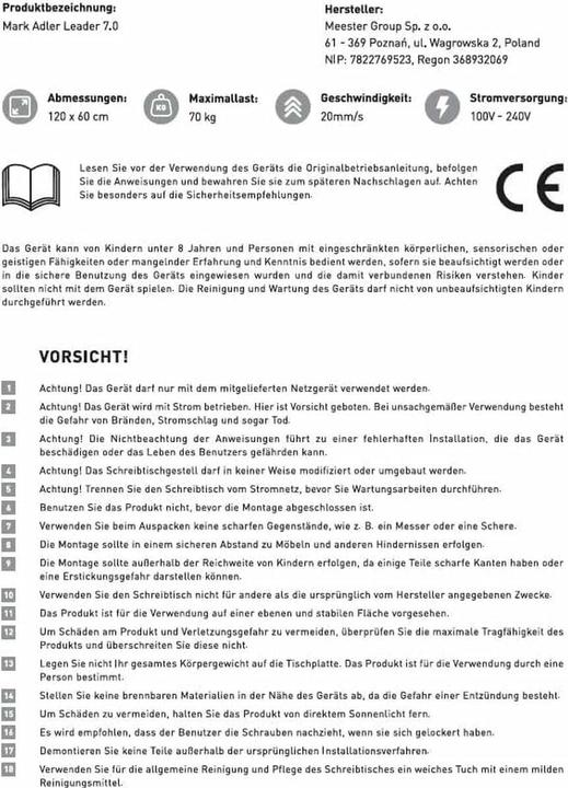 Image du produit Mark Adler Biurko (120 x 60 x 72 cm)