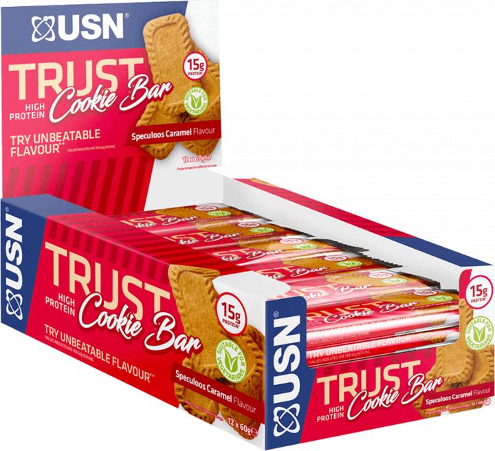 Actual product image USN Trust Cookie Bars (813 g, 1 pcs.)