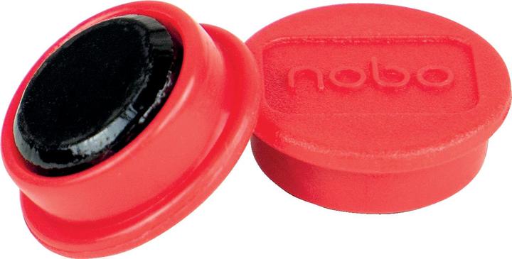 Productafbeelding Nobo Magneet rond 13mm 1915286 rood 10 stuks (10 x)