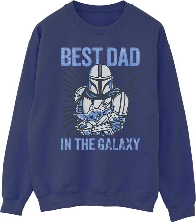 Produktbild Star Wars Mandalorian Best Dad Galaxy Sweatshirt (S)