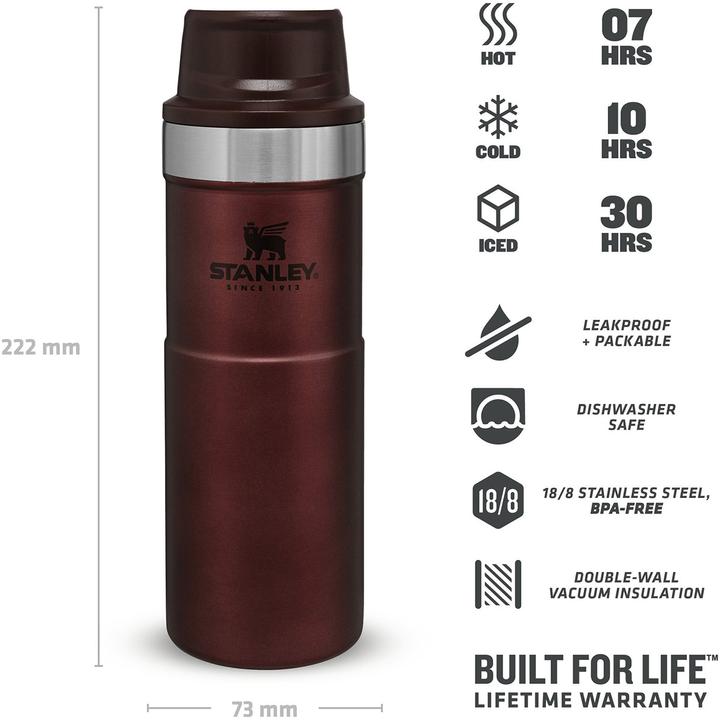 Actual product image Stanley 1913 Classic Trigger Action Travel Vacuum Flask (0.47 l)