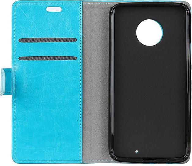 Image du produit MU Classic Crazy Horse Couverture cuir Bookcover Housse (Motorola Moto X4)