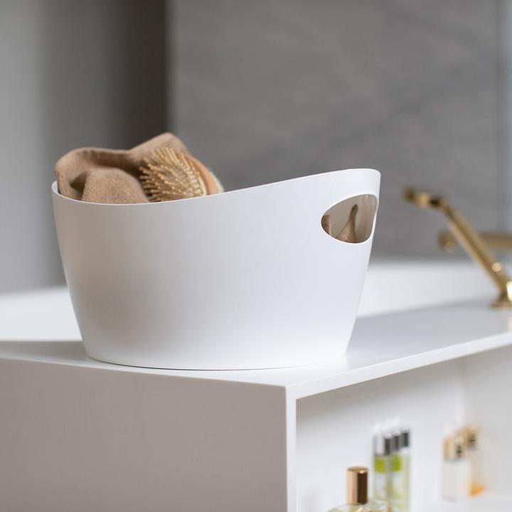 Immagine prodotto Koziol Bottichelli M 4.5 l Cestino per il bucato, Grigio