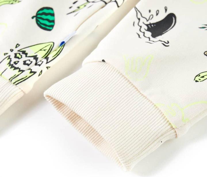 Immagine prodotto VidaXL Felpa da bambino ecrù chiaro 116,Materiale: 80% cotone (116)