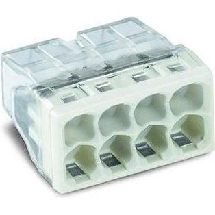 Wago CONNECTOR BLOCK.5PC 8X2,5QMM 24A GREY, Cavo + Spina elettrica, Grigio