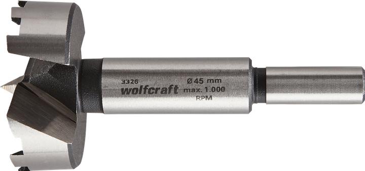 Actual product image wolfcraft 1 Forstner bit ø45x90mm (10 mm)