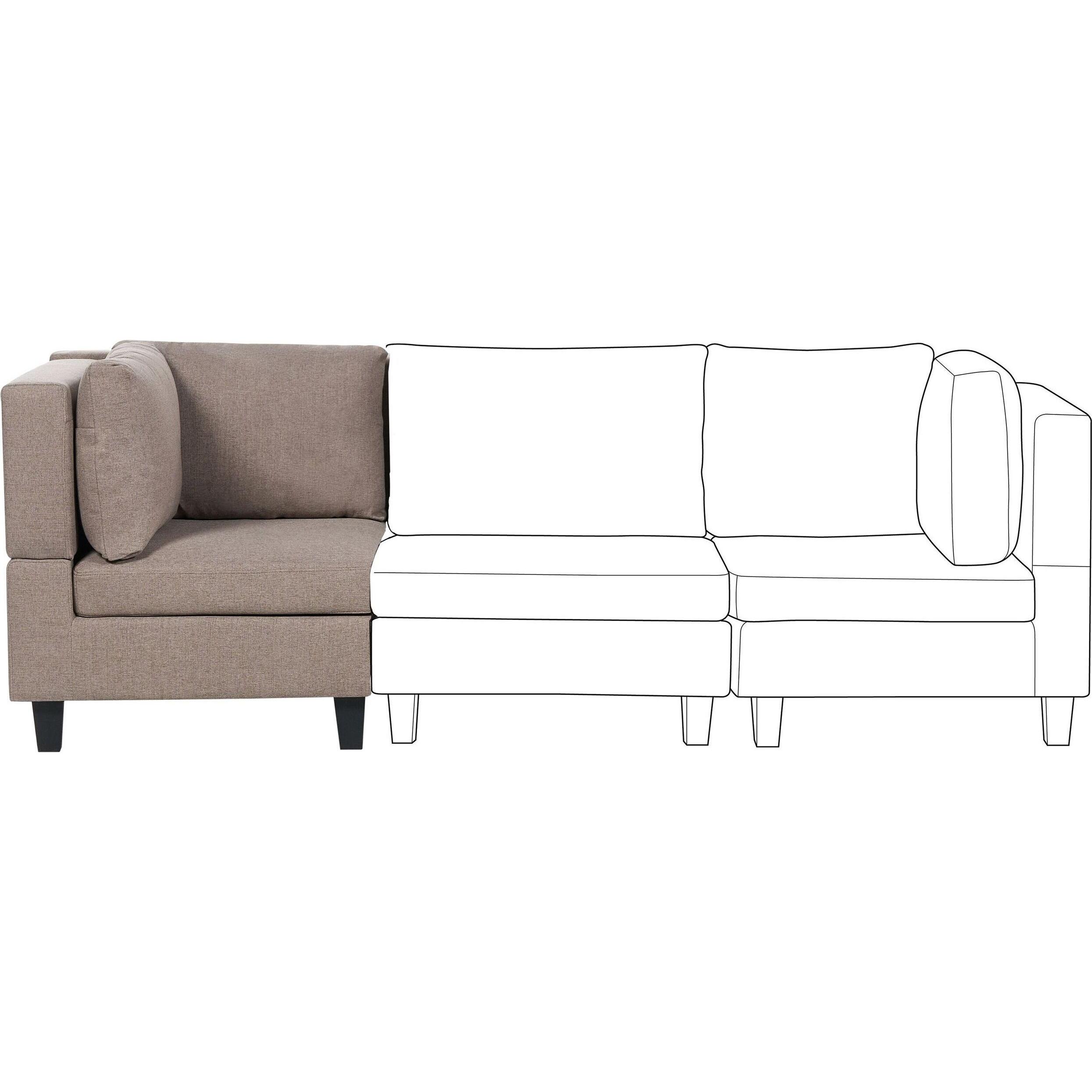 Thumbnail - Beliani, Sofa, Unstad (Ecksofa, Modular Sofa)