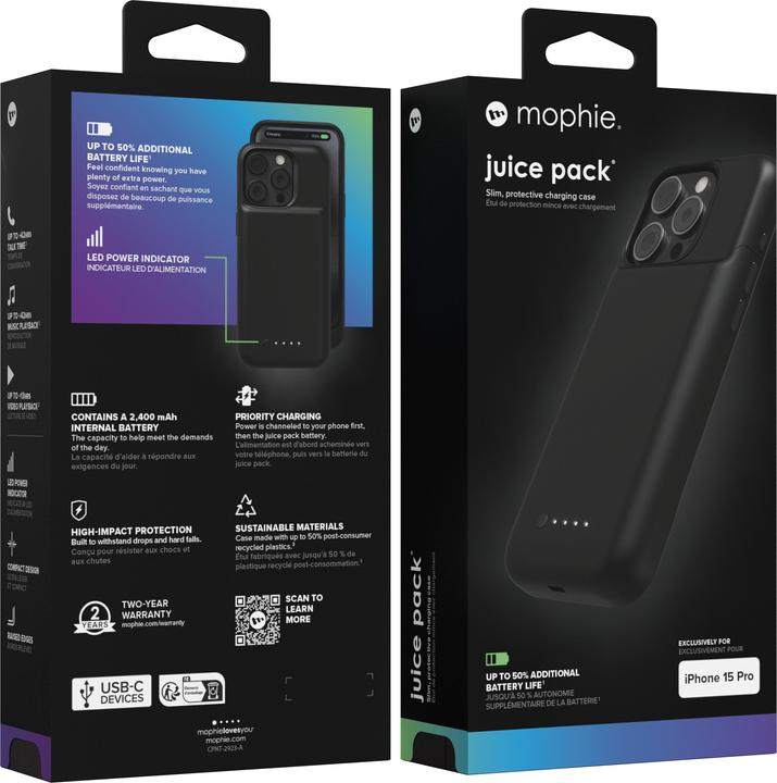 Productafbeelding mophie Sappakket (Apple iPhone 15 Pro)