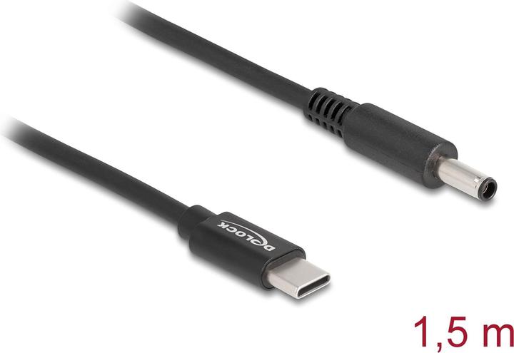 Produktbild Delock Ladekabel USB-C zu Dell 4.5 x 3.0 mm Stecker 1.5 m (1.50 m)