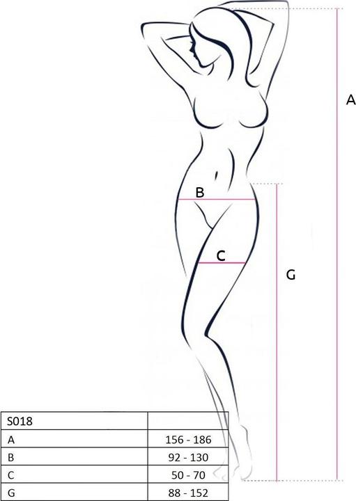 Produktbild Passion Strumpfhose ouvert in weiss (One Size)