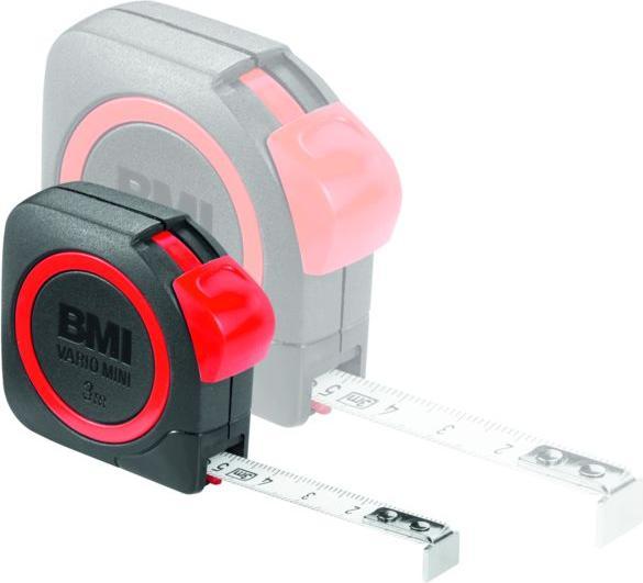 Immagine prodotto BMI Metro tascabile a rullo VARIO Mini Lunghezza 3 m Larghezza 10 mm mm/cm EG II ABS Automatico (mm, cm)
