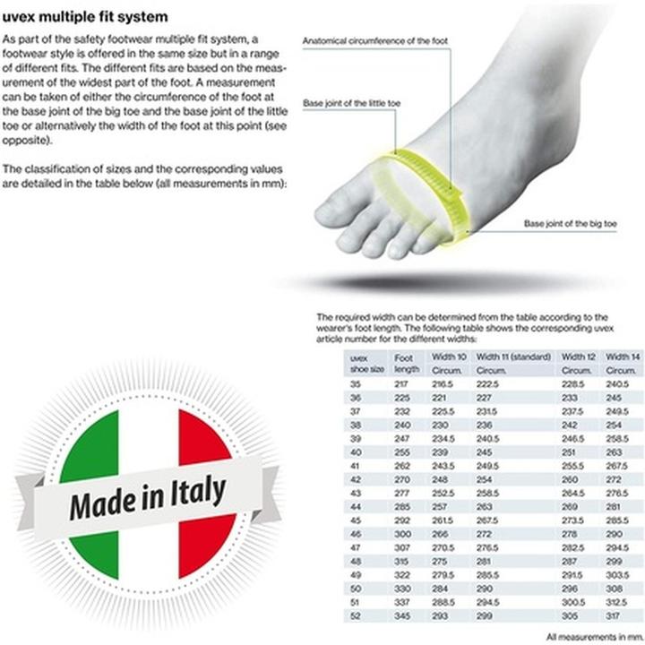 Actual product image Uvex Safety 1 S2 SRC (S2, 42)