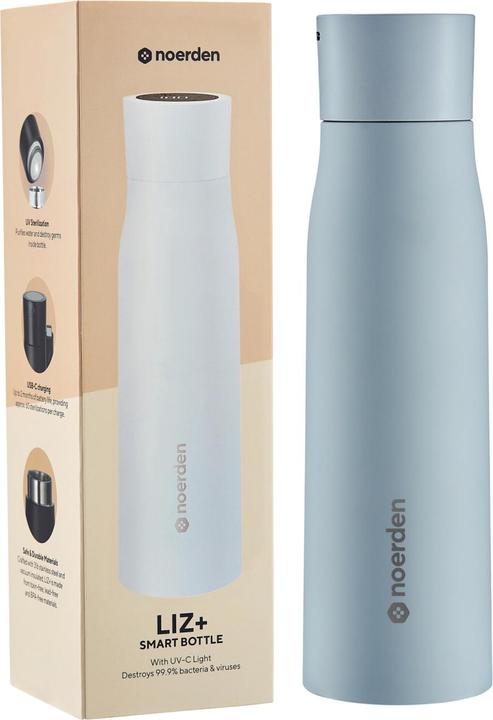Produktbild Noerden LIZ+ UV Trinkflasche 500ml hellblau