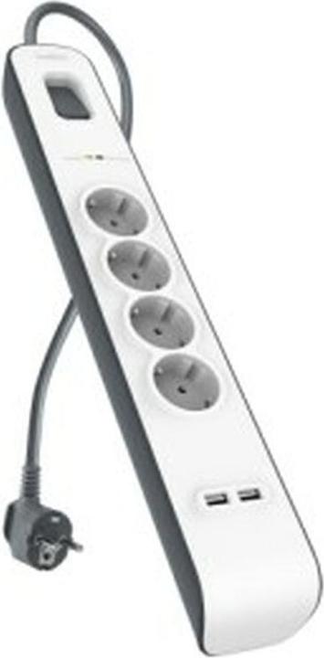 Produktbild Belkin BSV401CA2M Spannungsschutz, 4 AC-Ausgänge (4 x, CEE 7/5, 2 m)