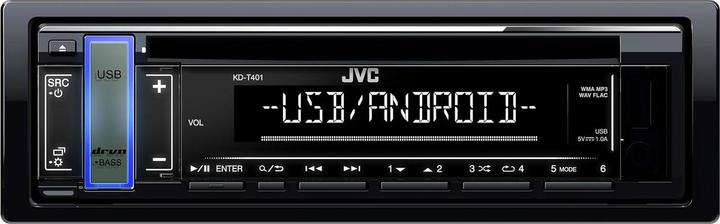 Actual product image JVC KD-T401 Black
