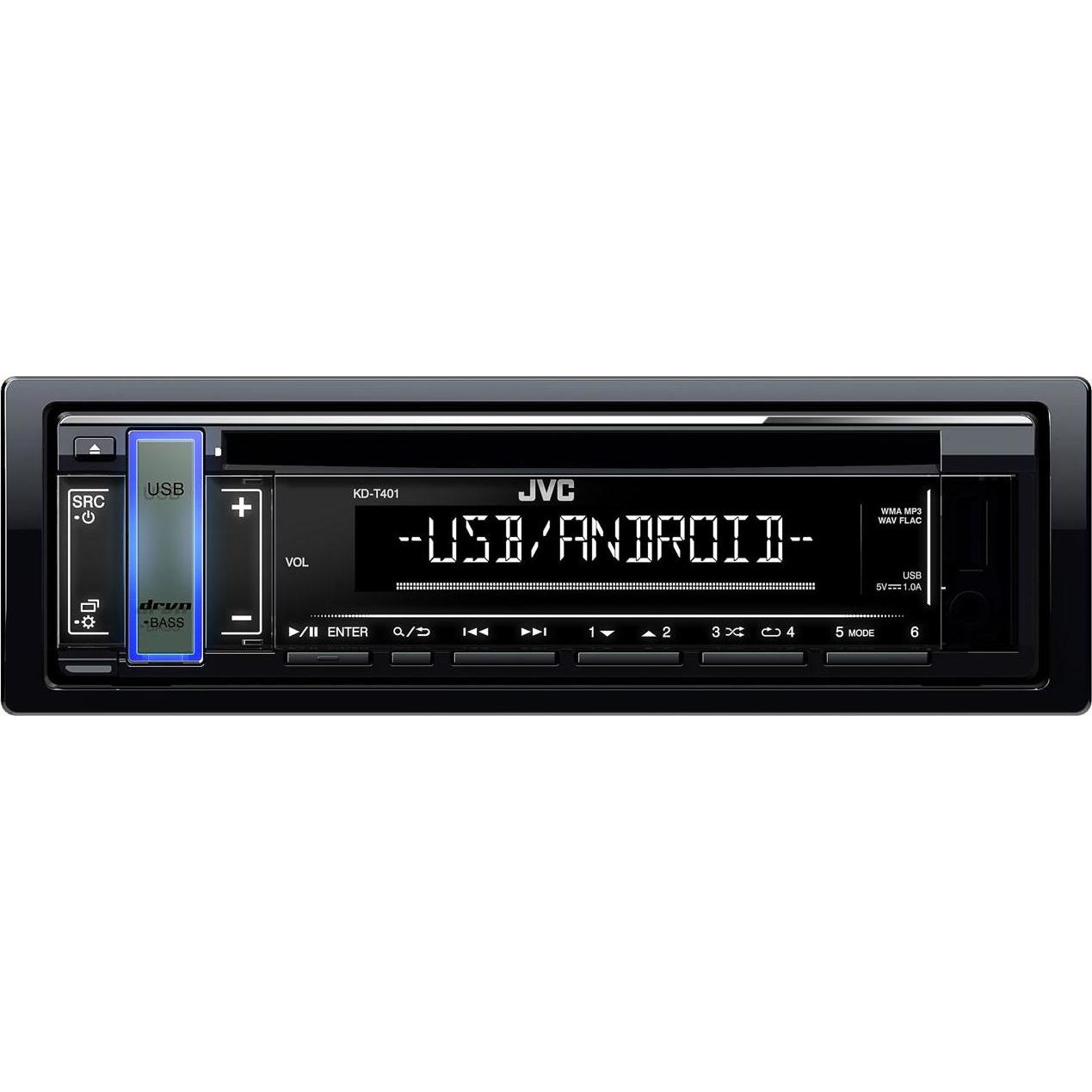 JVC, Autoradio, KD-T401 Schwarz