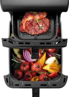 Actual product image Emerio Hot Air Fryer Dual