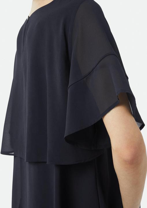 Produktbild Comma Kleid Kurzes Volantkleid aus Crêpe-Chiffon (38)