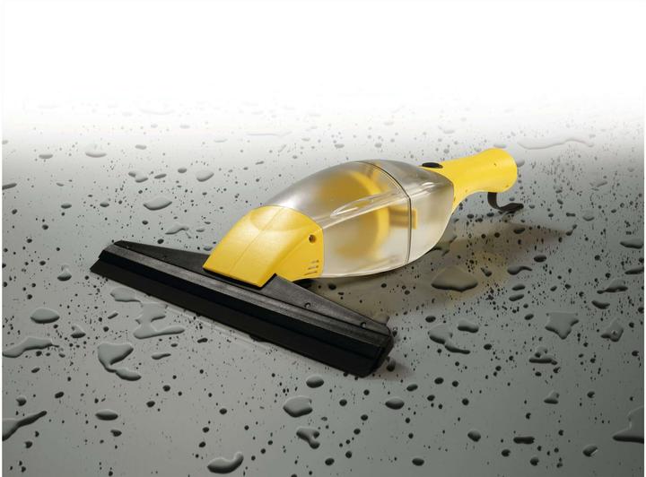 Actual product image CleanMaxx Window vacuum cleaner yellow/black, Number of suction nozzles: 1, Max